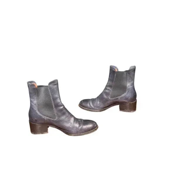 Santoni Chelsea leather boot size 35.5 - Picture 3 of 7